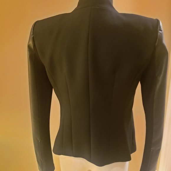 NWT BCBGMAXAZRIA Abree Black Long Sleeve Jacket - Picture 4 of 12